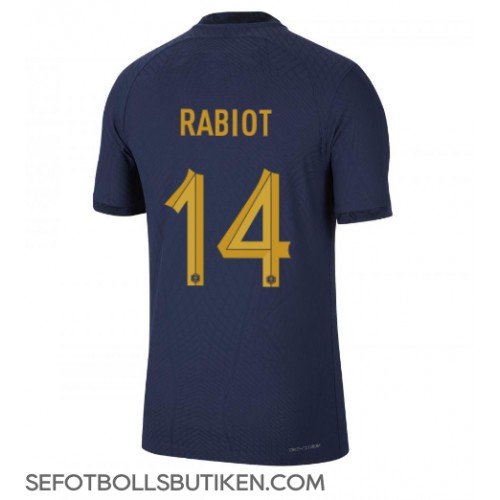 Frankrike Adrien Rabiot #14 Replika Hemma matchkläder VM 2022 Korta ärmar
